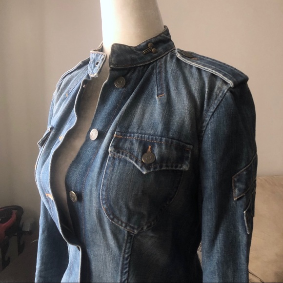 The Limited Military style denim jacket - Picture 3 of 6